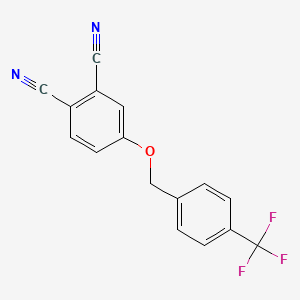 4-{[4-(Trifluoromethyl)phenyl]methoxy}benzene-1,2-dicarbonitrile