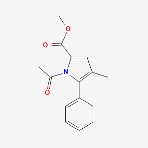 Methyl 1-acetyl-4-methyl-5-phenyl-1H-pyrrole-2-carboxylate