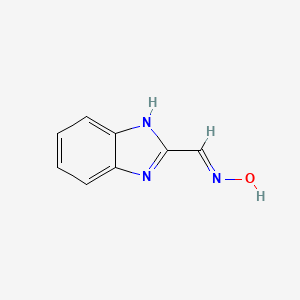 molecular formula C8H7N3O B1418150 1H-benzimidazole-2-carbaldehyde oxime CAS No. 3173-92-0