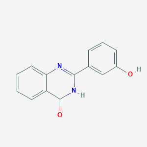 molecular formula C14H10N2O2 B1418156 2-(3-hydroxyphenyl)quinazolin-4(3H)-one CAS No. 911417-23-7