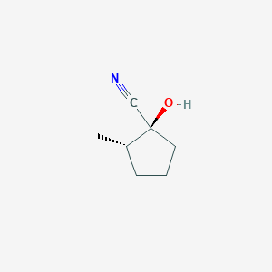 (1S,2S)-1-Hydroxy-2-methylcyclopentane-1-carbonitrile