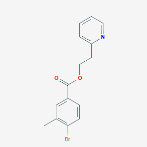 2-(Pyridin-2-yl)ethyl 4-bromo-3-methylbenzoate