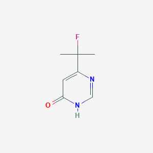 molecular formula C7H9FN2O B1418160 6-(1-氟-1-甲基-乙基)-3H-嘧啶-4-酮 CAS No. 240414-09-9