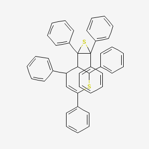 2,4,6-Triphenyl-3-(2,3,3-triphenylthiiran-2-yl)-3,4-dihydro-2H-thiopyran