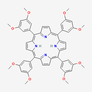 molecular formula C52H46N4O8 B1418162 5,10,15,20-Tetrakis(3,5-dimethoxyphenyl)porphyrin CAS No. 74684-34-7