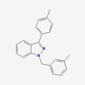 3-(4-Methylphenyl)-1-[(3-methylphenyl)methyl]-1H-indazole