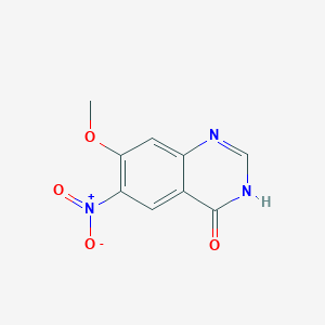 molecular formula C9H7N3O4 B1418163 7-甲氧基-6-硝基喹唑啉-4(3H)-酮 CAS No. 1012057-47-4