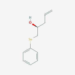 molecular formula C11H14OSe B14181643 (2S)-1-(Phenylselanyl)pent-4-en-2-ol CAS No. 918443-03-5