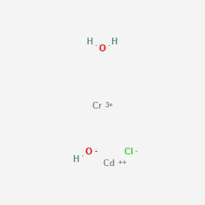 molecular formula CdClCrH3O2+3 B14181648 cadmium(2+);chromium(3+);chloride;hydroxide;hydrate CAS No. 856151-92-3