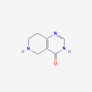 molecular formula C7H9N3O B1418165 5,6,7,8-四氢吡啶并[4,3-d]嘧啶-4(3H)-酮 CAS No. 756437-41-9