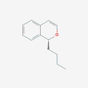 molecular formula C13H16O B14181652 (1R)-1-Butyl-1H-2-benzopyran CAS No. 920976-00-7