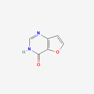 molecular formula C6H4N2O2 B1418173 Furo[3,2-d]pyrimidin-4(3H)-one CAS No. 655255-08-6