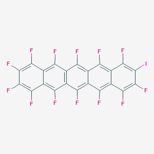 molecular formula C22F13I B14181796 1,2,3,4,5,6,7,8,9,11,12,13,14-Tridecafluoro-10-iodopentacene CAS No. 919293-78-0