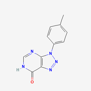 molecular formula C11H9N5O B1418182 3-(4-甲苯基)-3,6-二氢-7H-[1,2,3]三唑并[4,5-d]嘧啶-7-酮 CAS No. 17466-02-3
