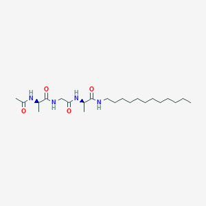 D-Alaninamide, N-acetyl-D-alanylglycyl-N-dodecyl-