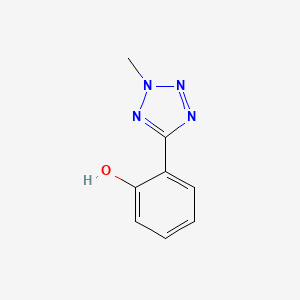 molecular formula C8H8N4O B1418188 2-(2-甲基-2H-四唑-5-基)苯酚 CAS No. 65103-28-8