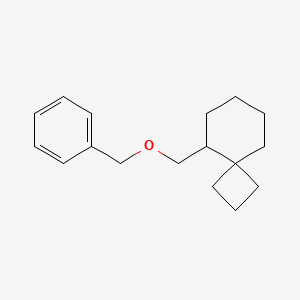 5-[(Benzyloxy)methyl]spiro[3.5]nonane