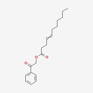 2-Oxo-2-phenylethyl undec-4-enoate