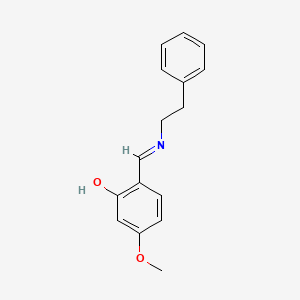 3-Methoxy-6-{[(2-phenylethyl)amino]methylidene}cyclohexa-2,4-dien-1-one