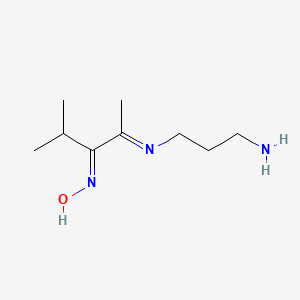 (NE)-N-[2-(3-aminopropylimino)-4-methylpentan-3-ylidene]hydroxylamine