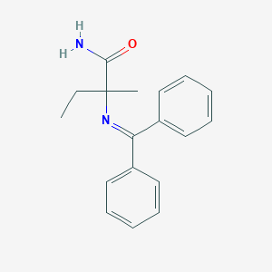 N~2~-(Diphenylmethylidene)isovalinamide