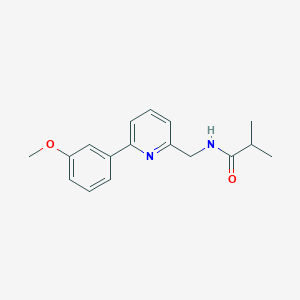 N-{[6-(3-Methoxyphenyl)pyridin-2-yl]methyl}-2-methylpropanamide