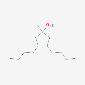 Cyclopentanol, 3,4-dibutyl-1-methyl-