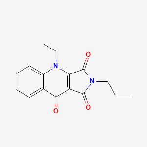 4-Ethyl-2-propyl-1H-pyrrolo[3,4-b]quinoline-1,3,9(2H,4H)-trione