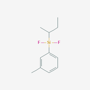 (Butan-2-yl)(difluoro)(3-methylphenyl)silane