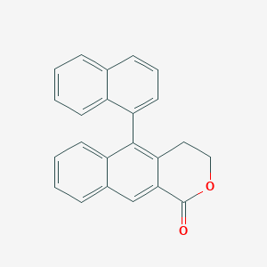 5-(Naphthalen-1-yl)-3,4-dihydro-1H-naphtho[2,3-c]pyran-1-one