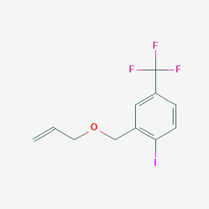 1-Iodo-2-{[(prop-2-en-1-yl)oxy]methyl}-4-(trifluoromethyl)benzene