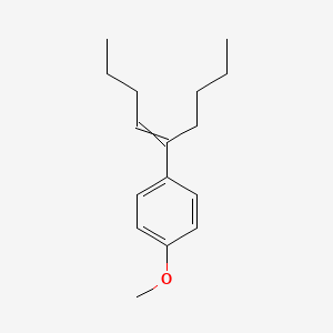 1-Methoxy-4-(non-4-en-5-yl)benzene