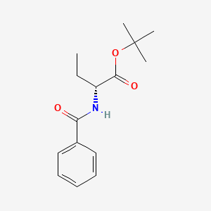 molecular formula C15H21NO3 B14182057 tert-Butyl (2R)-2-benzamidobutanoate CAS No. 923276-12-4