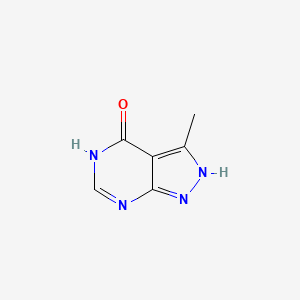 B1418214 3-methyl-1H-pyrazolo[3,4-d]pyrimidin-4-ol CAS No. 2942-47-4