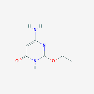 molecular formula C6H9N3O2 B1418219 6-氨基-2-乙氧基嘧啶-4(3H)-酮 CAS No. 53557-49-6