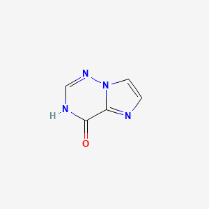B1418222 Imidazo[2,1-F][1,2,4]triazin-4(1H)-one CAS No. 1206825-06-0