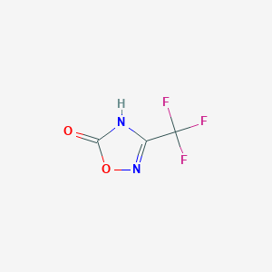 B1418250 3-(Trifluoromethyl)-1,2,4-oxadiazol-5-ol CAS No. 1338494-62-4