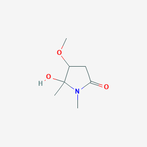 5-Hydroxy-4-methoxy-1,5-dimethylpyrrolidin-2-one