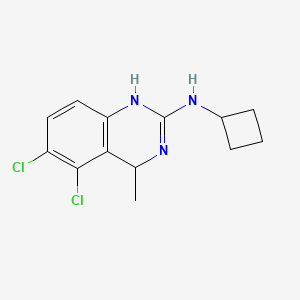 5,6-Dichloro-N-cyclobutyl-4-methyl-1,4-dihydroquinazolin-2-amine