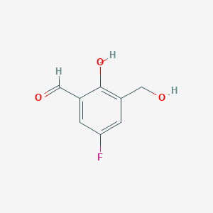 5-Fluoro-2-hydroxy-3-(hydroxymethyl)benzaldehyde