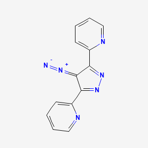 2,2'-(4-Diazo-4H-pyrazole-3,5-diyl)dipyridine