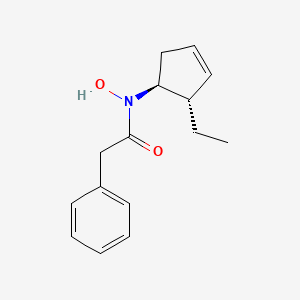 Benzeneacetamide, N-[(1S,2S)-2-ethyl-3-cyclopenten-1-yl]-N-hydroxy-