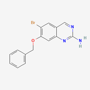 7-(Benzyloxy)-6-bromoquinazolin-2-amine