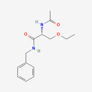 molecular formula C14H20N2O3 B14182675 (2R)-2-acetamido-N-benzyl-3-ethoxypropanamide CAS No. 903523-27-3