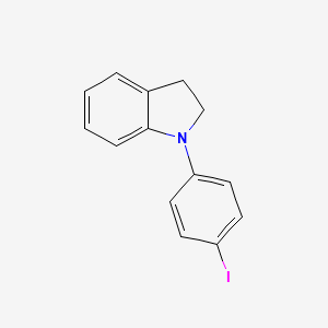 1-(4-Iodophenyl)-2,3-dihydro-1H-indole