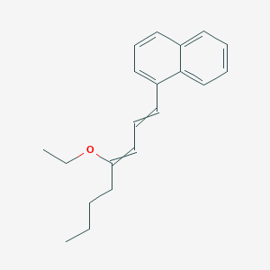 1-(4-Ethoxyocta-1,3-dien-1-YL)naphthalene