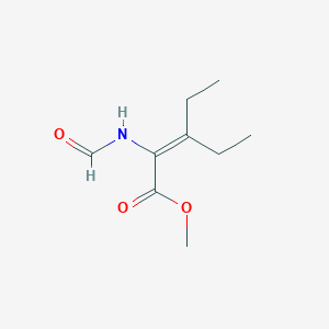 Methyl 3-ethyl-2-formamidopent-2-enoate