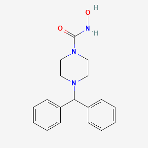 4-(Diphenylmethyl)-N-hydroxypiperazine-1-carboxamide