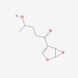 1-(2,6-Dioxabicyclo[3.1.0]hex-3-en-4-yl)-4-hydroxypentan-1-one