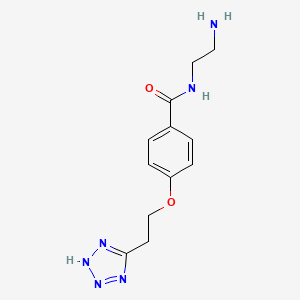 N-(2-Aminoethyl)-4-[2-(2H-tetrazol-5-yl)ethoxy]benzamide